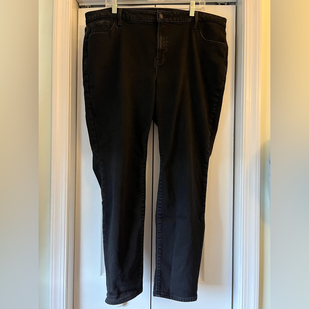 Fleece Lined Black Jeans